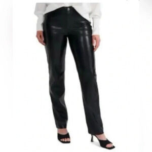 NWT Joie Black Faux Leather Pants Limited Edition Size 10